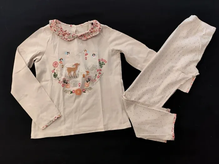 Pyjama biche rose sergent major 11 ans