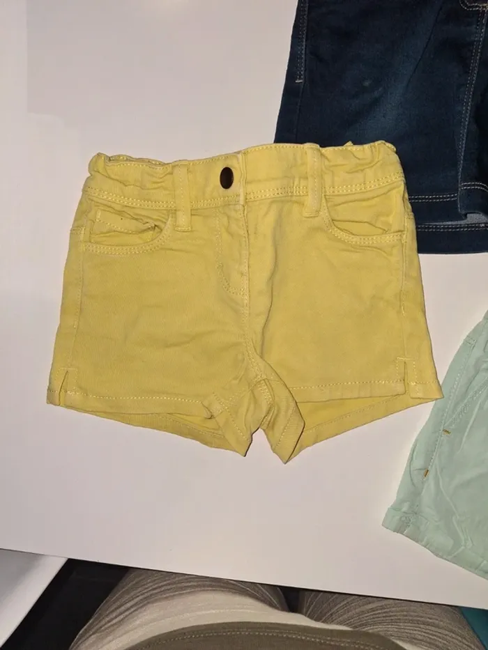 Lot de 4 shorts et 1 jupe en jean - photo numéro 3