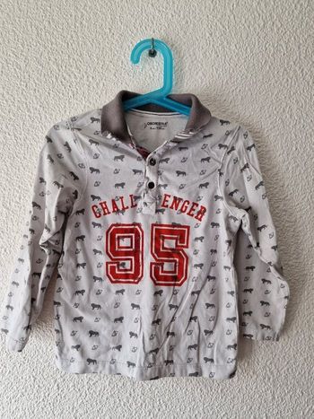 polo blanc et gris Orchestra