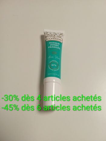 Masque Zones Fragiles - Corème Paris - 15ML (Neuf)