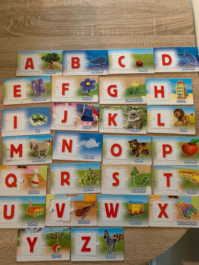 Jeu L’ Alphabet bilingue français / anglais - photo numéro 2