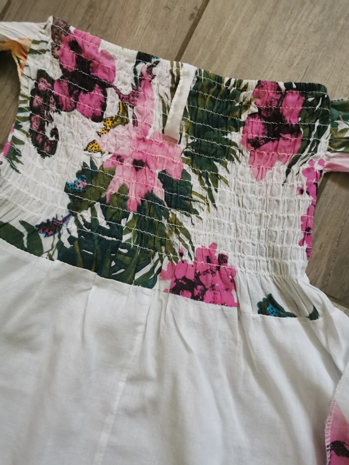 Robe blanche bord inégal - photo numéro 5