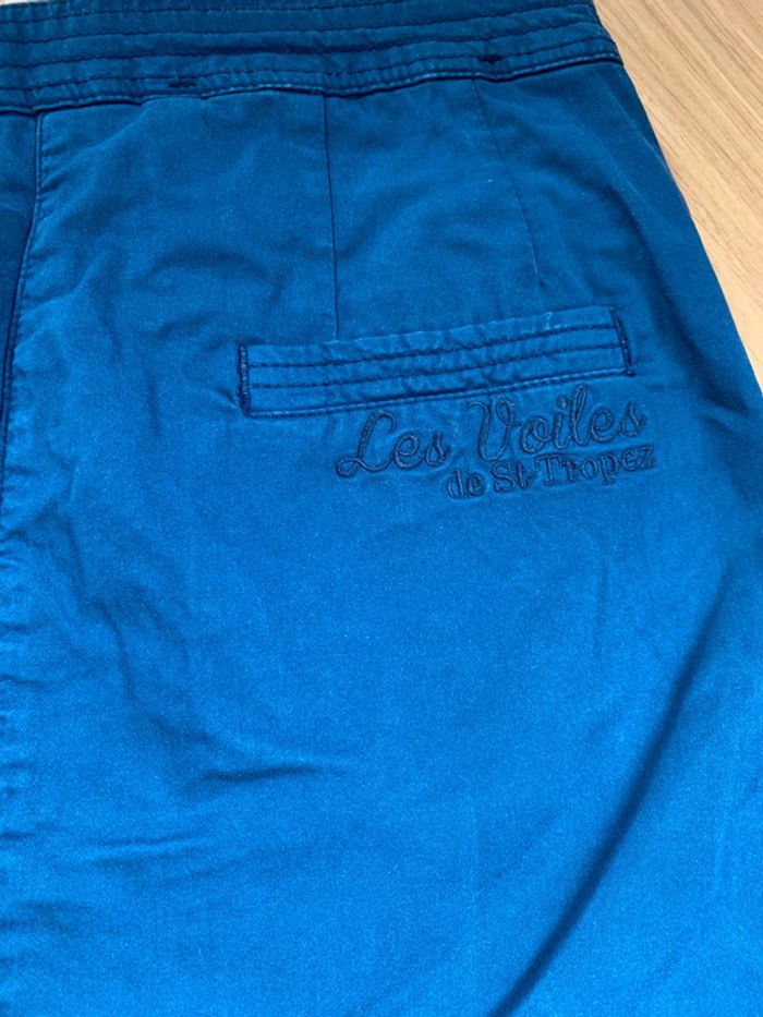 Jupe bleue taille 36 les voiles de saint tropez - photo numéro 4