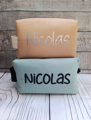 Trousse de toilette personnalisée