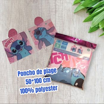 Poncho de bain stitch disney