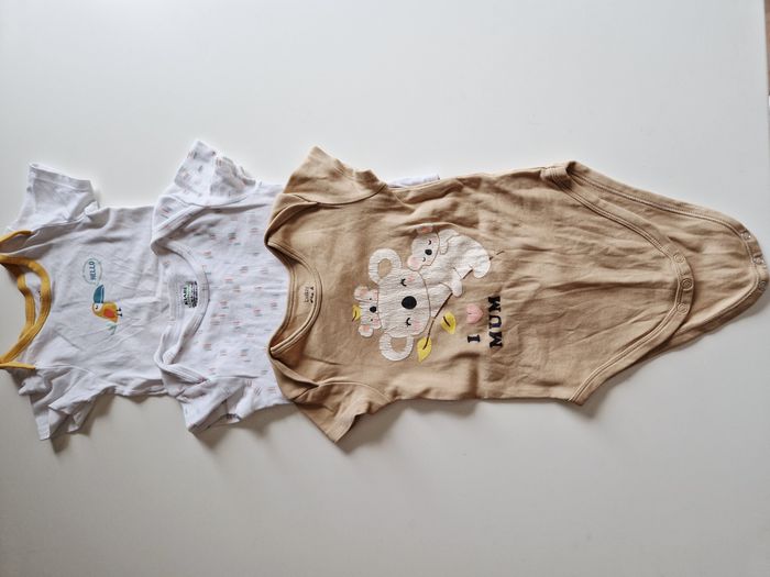 lot de 3 bodies manches courtes 24 mois - photo numéro 2