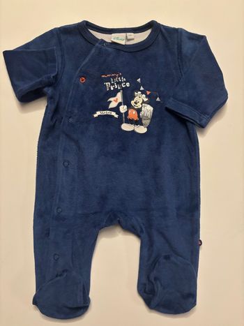 Pyjama velours Disney Mickey 1-3 mois