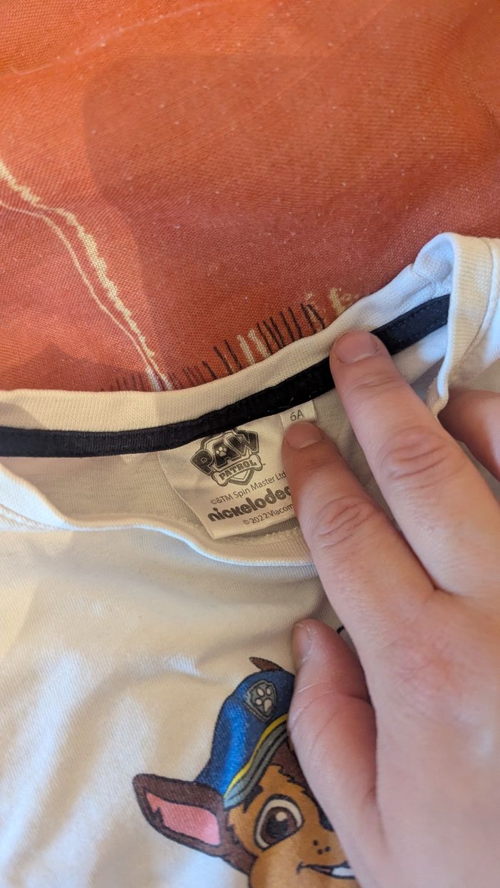 T-shirt pat'patrouille 6 ans - photo numéro 4