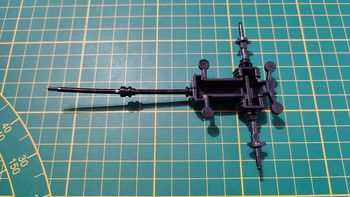 Axe de roue arrière pièce miniature Bburago Burago Lancia Aurelia B24 Spider 1955 1/18 1/18ème #C47