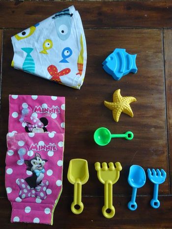 Lot de jouets de plage 9 pièces