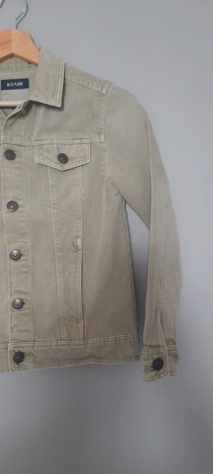 Veste en jean vert - photo numéro 3