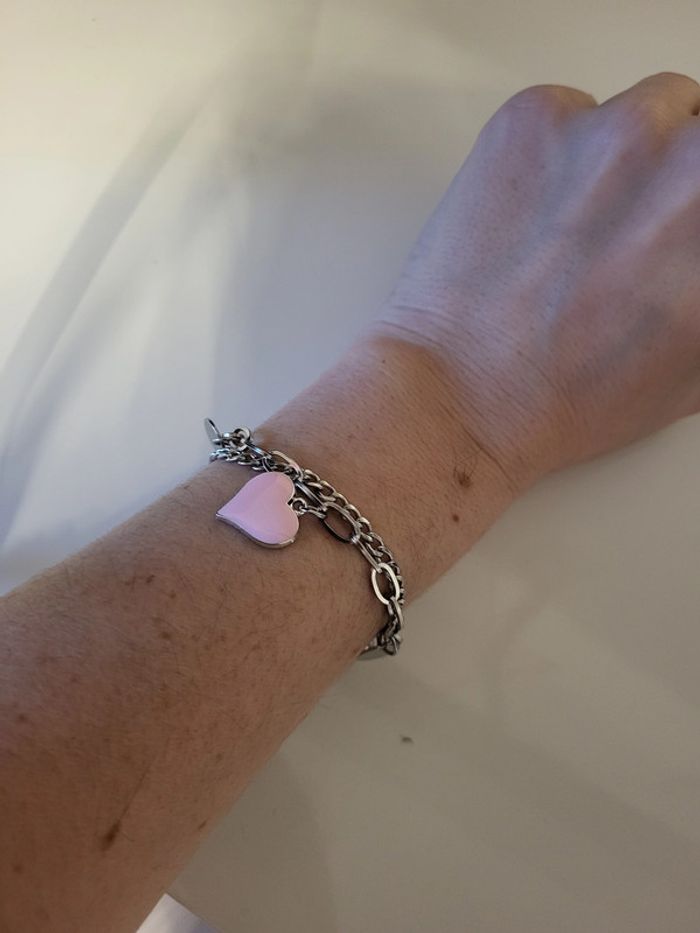 Bracelet acier inoxydable femme neuf - photo numéro 2