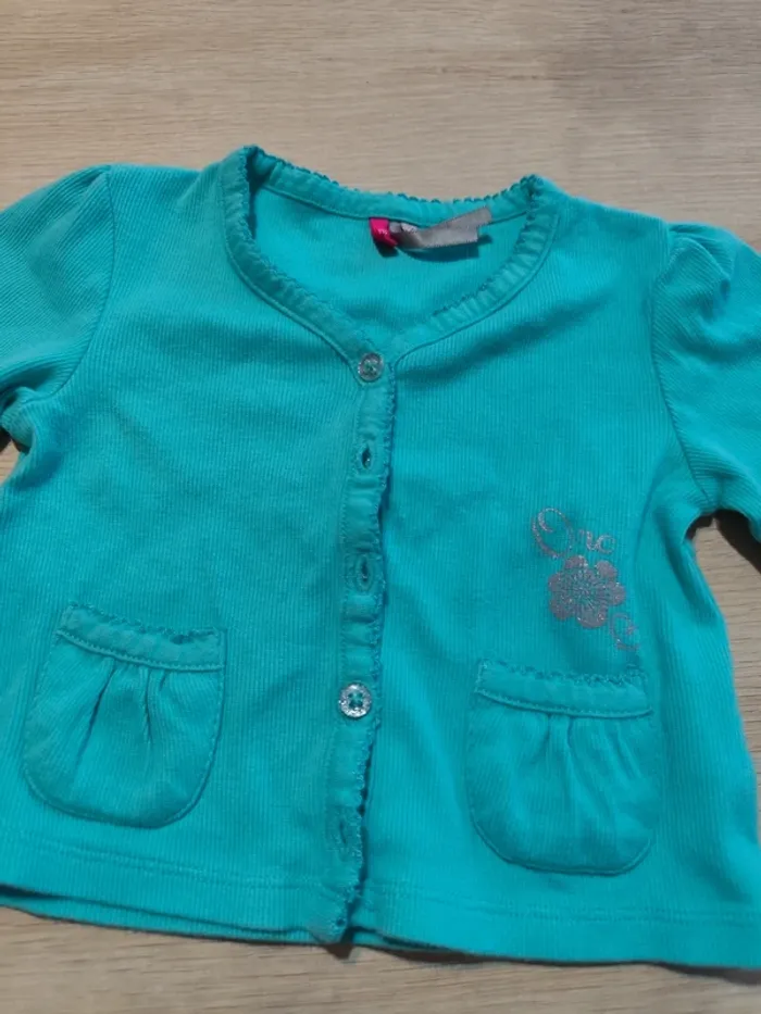 Gilet turquoise