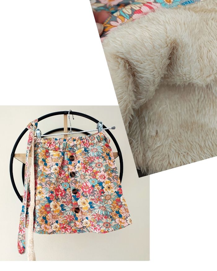 5 ans jupe chaude polaire neuf ( taille 5 6 ans )