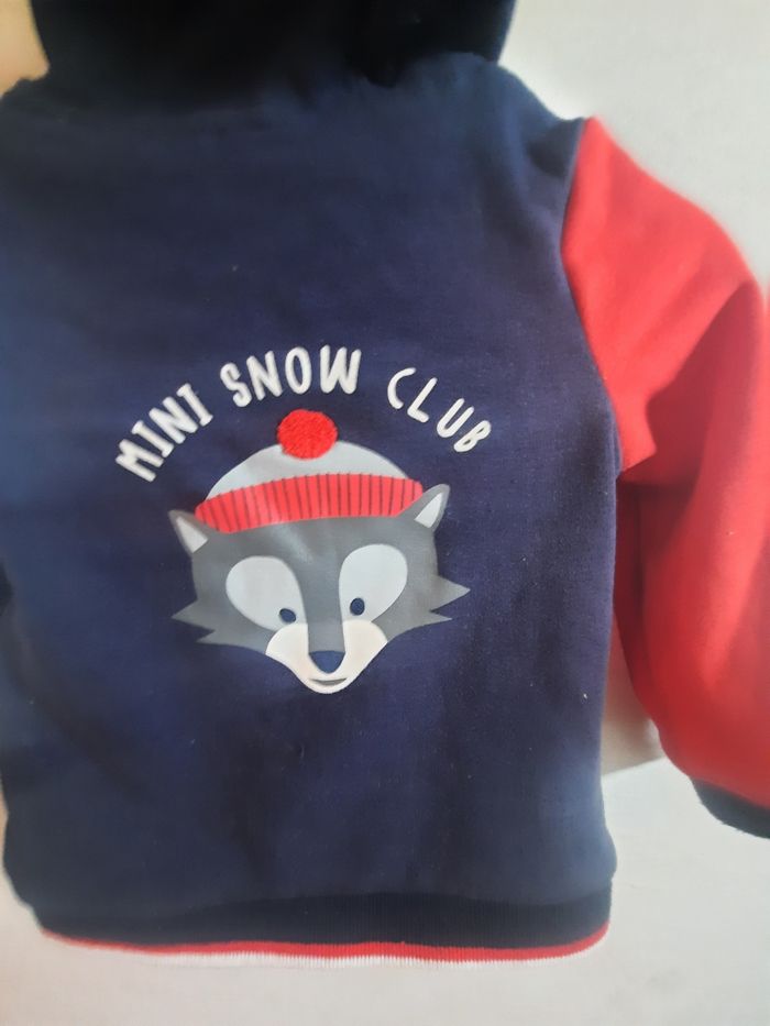 Gilet à capuche renard