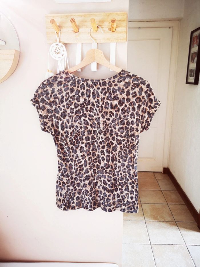 Tee shirt top leopard super chic - photo numéro 2