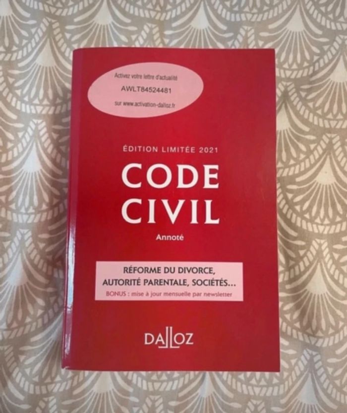 Code civil annoté Dalloz