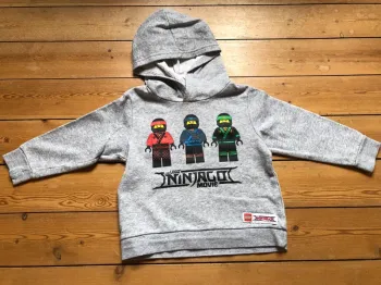 Pull / sweat à capuche ninjago lego - 4 ans