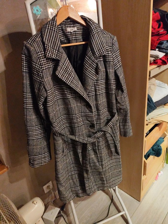 Manteau rayé