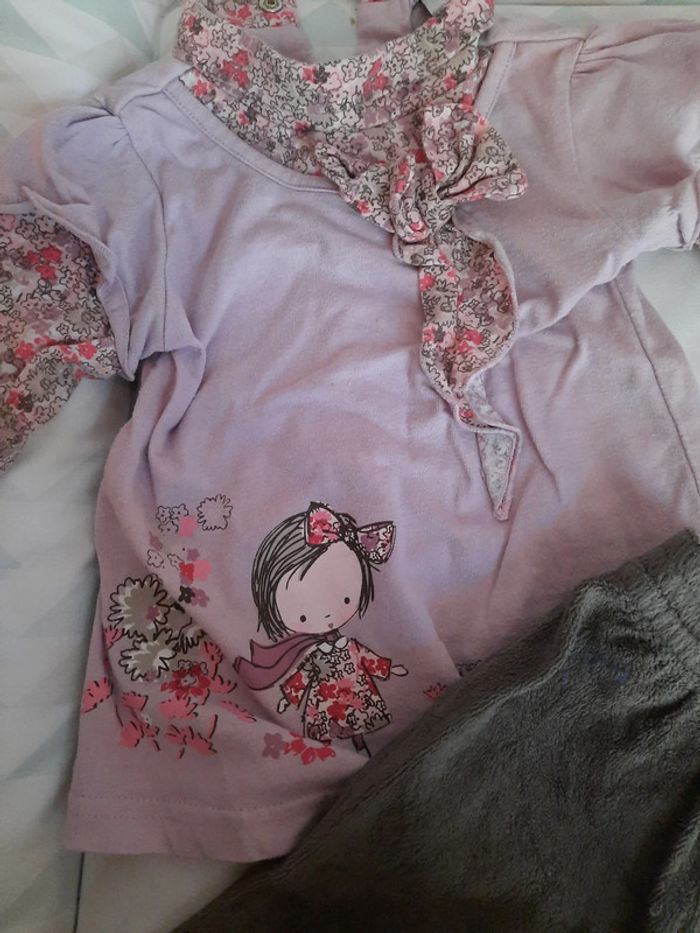 Tenue violette et grise - photo numéro 3