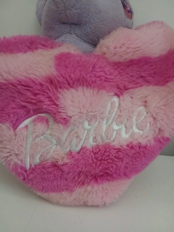 Peluche ours cœur de barbie 2001 - photo numéro 4