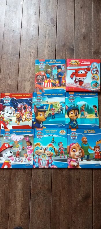 Lot de 9 livres par patrouille