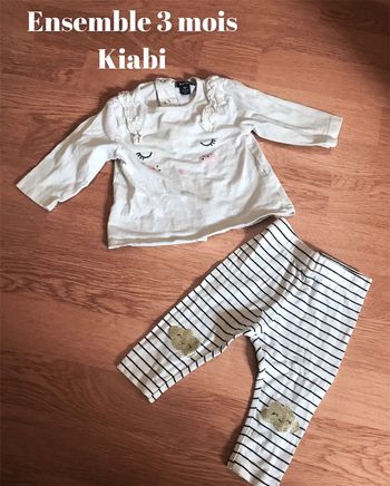 Ensemble 3 mois kiabi