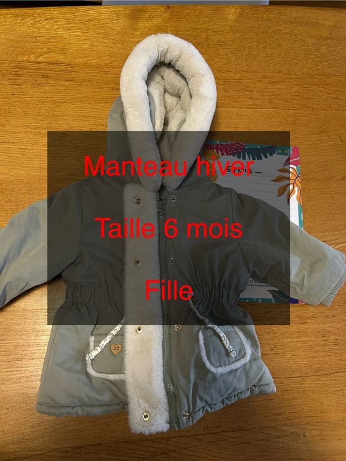 Manteau hiver fille - 1 pièce - 6 mois - photo numéro 2