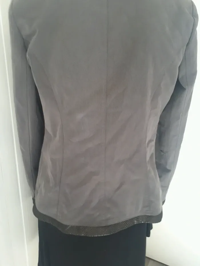 Veste courte taupe 42 - photo numéro 9