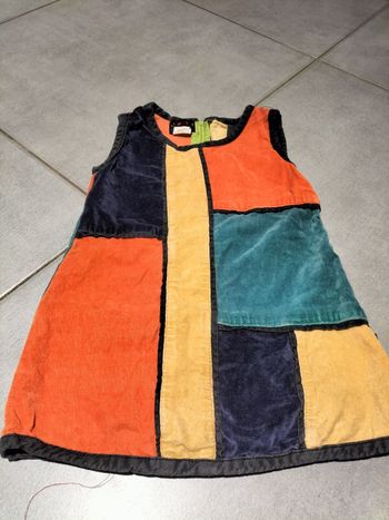 Robe multi color style velour