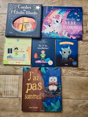 Lot de 6 livres sur le sommeil