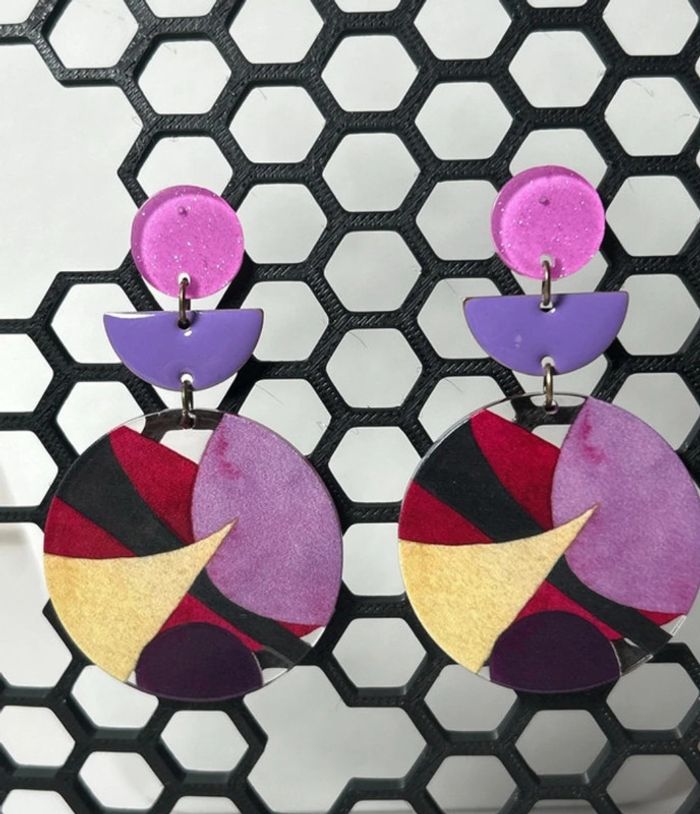 Boucles d’oreilles Fantaisie estivale