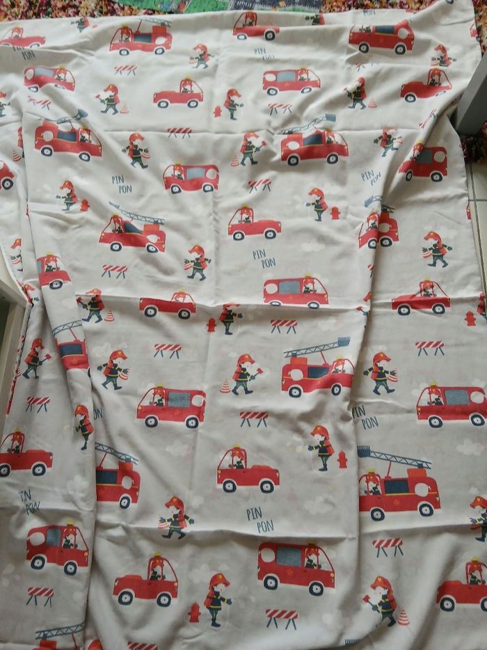 Housse de couette 1 place Pompiers - photo numéro 2