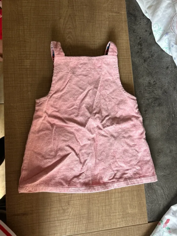 Robe salopette bébé fille, du pareil au même, 6 mois - photo numéro 3