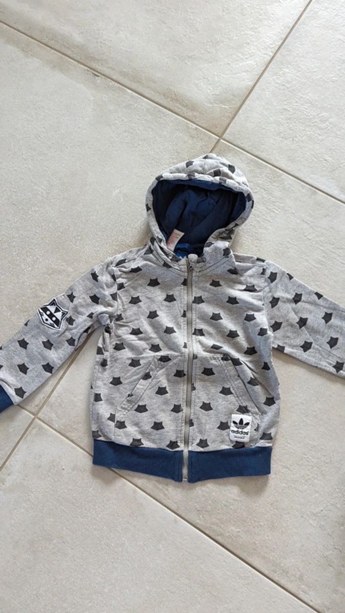 Gilet Adidas taille 3/4 ans