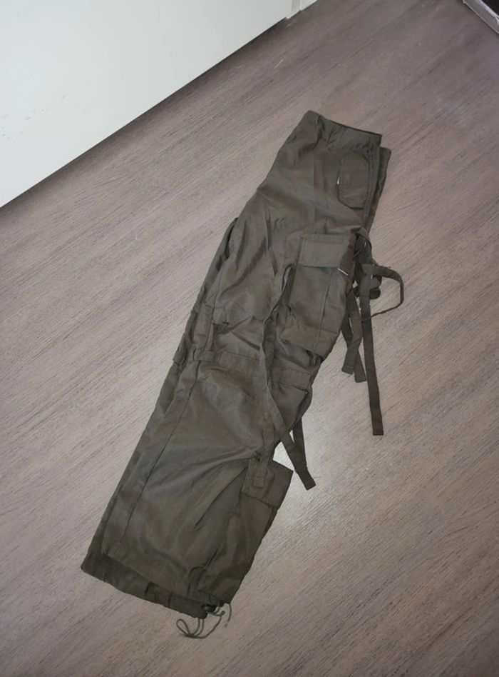 Pantalon large a frange - photo numéro 3