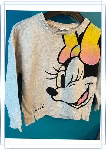 Beau sweat fin Minnie 5/6 ans