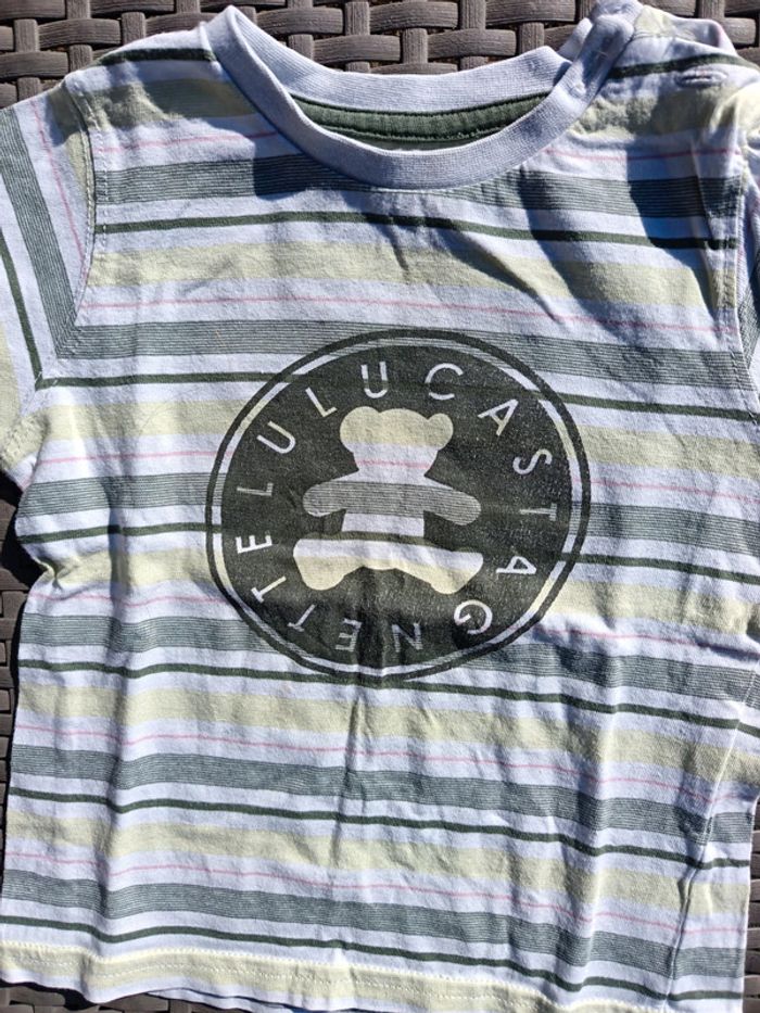 Ensemble 24 mois 2 ans bebe garçon short tee shirt haut lulu castagnette - photo numéro 5
