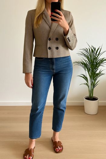 Veste blazer pied-de-poule Sinéquanone taille L