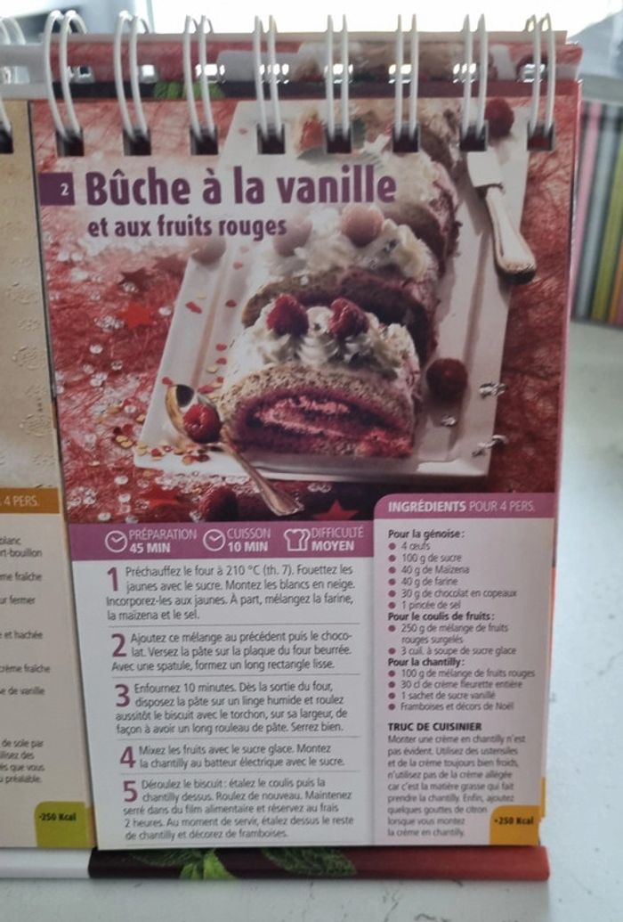 Livre chevalet Mes menus de fêtes - photo numéro 8