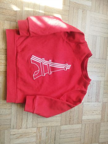 Sweat doublé rouge garçon 4 ans Jacadi 