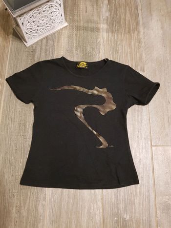 T-shirt Airness noir et doré