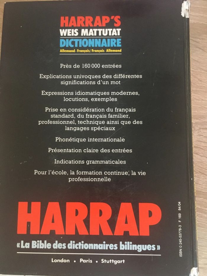 Vend dictionnaire français allemand - photo numéro 4