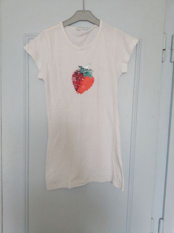 T-shirt fille à sequin