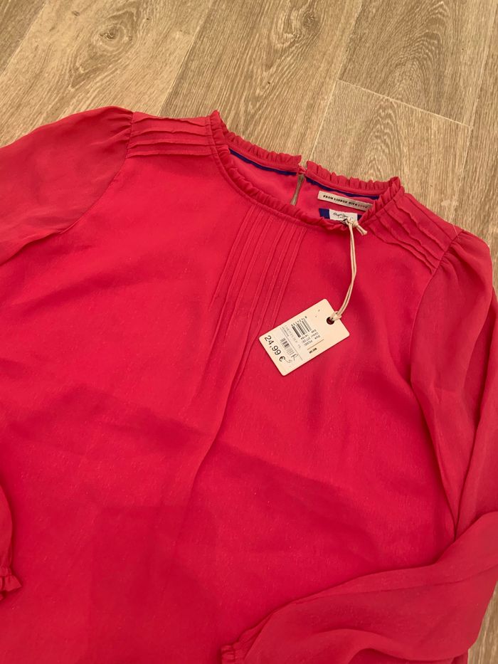 Chemisier fille rose pepe jeans - photo numéro 2