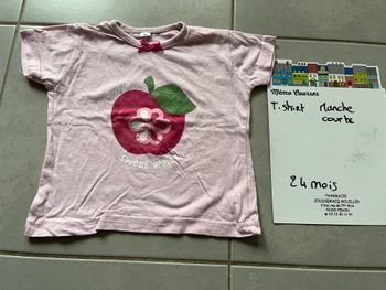 T shirt fille 24 mois