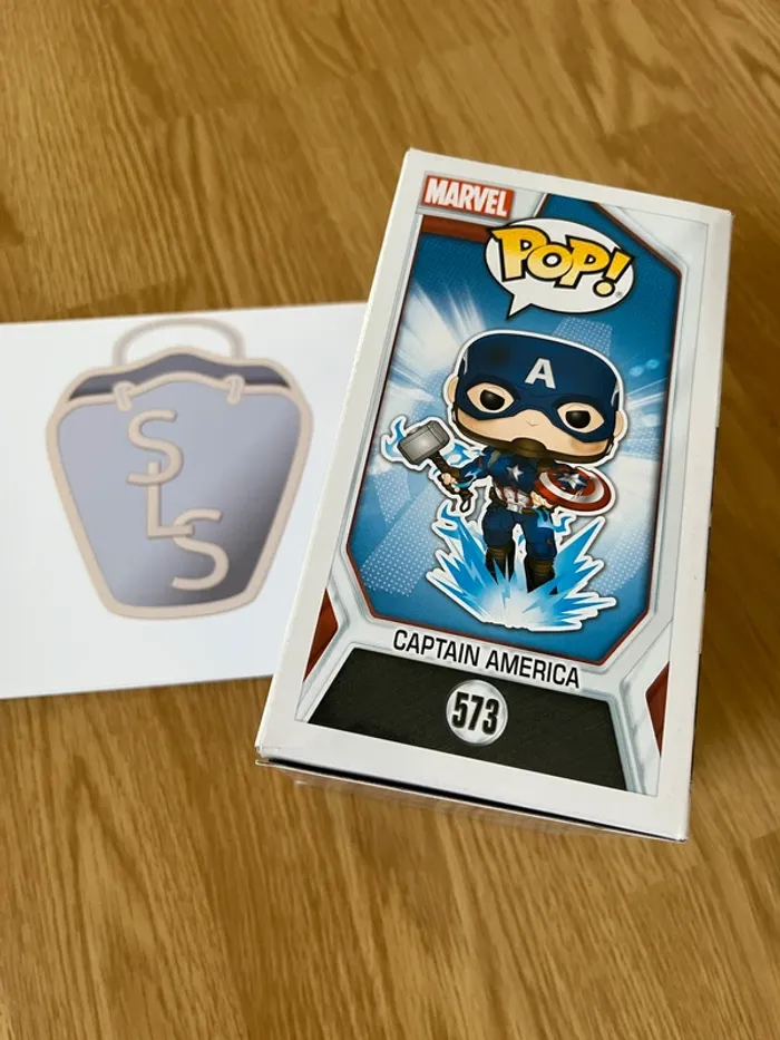 Funko Pop Marvel Avengers Endgame Captain America - photo numéro 4