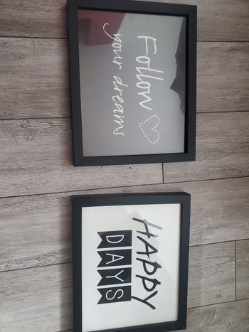 Deux cadres photos 