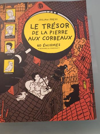 Livre de 60 énigmes à résoudre en s'amusant.