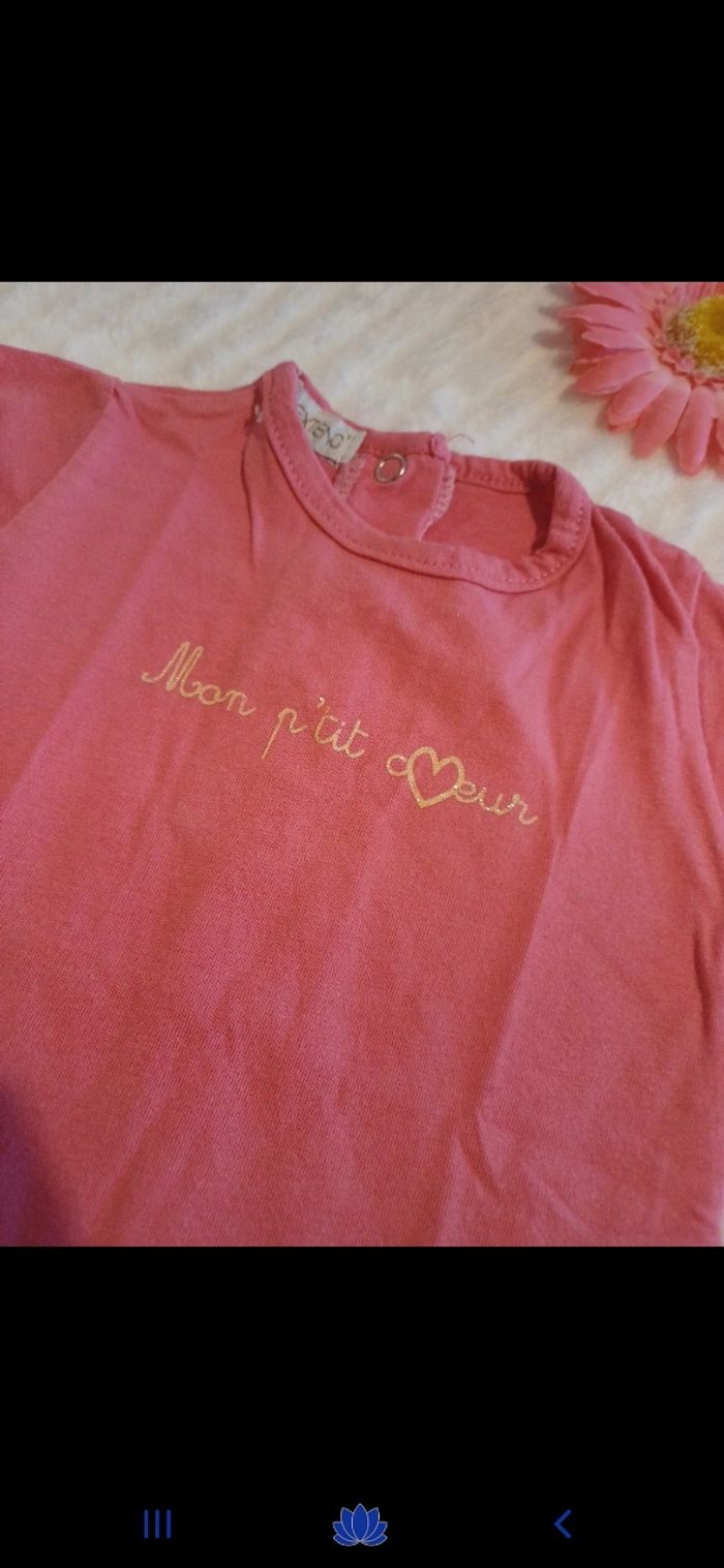 T.shirt bébé taille 6 mois - photo numéro 2